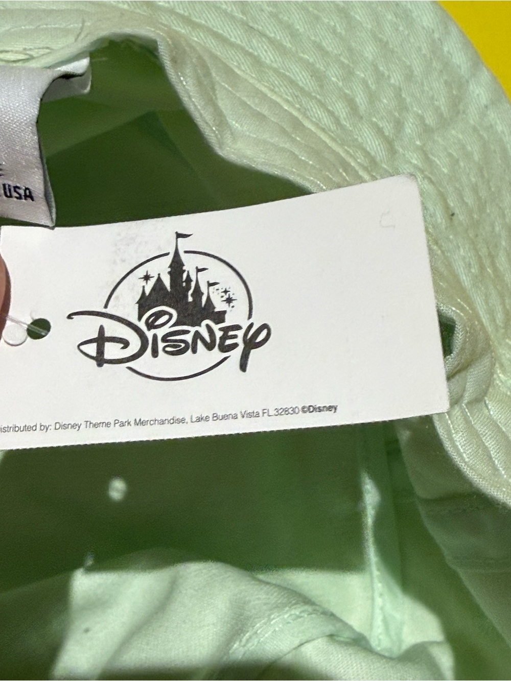 Disney Mint Green Bucket Hat with Embroidered Logo - Picture 5 of 6